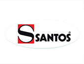 Santos logo on a white background.