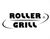 The Roller Grill logo on a white background, representing the brand's identity and simplicity.